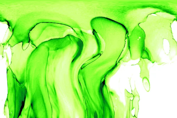 Alkol mürekkebi teknikli doğal akışkan resim. Yumuşak rüya renkleri şeffaf dalgalı çizgiler oluşturur.