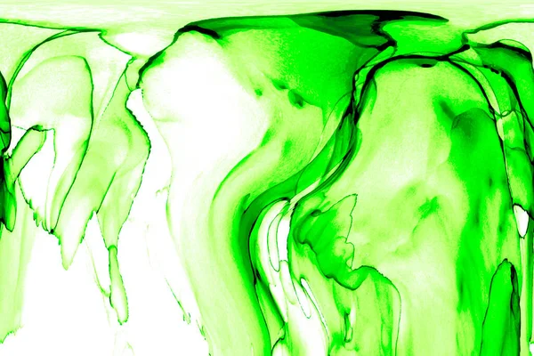 Alkol mürekkebi teknikli doğal akışkan resim. Yumuşak rüya renkleri şeffaf dalgalı çizgiler oluşturur.