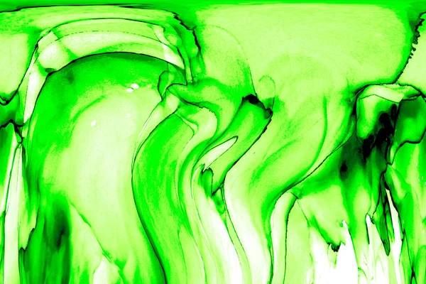 Alkol mürekkebi teknikli doğal akışkan resim. Yumuşak rüya renkleri şeffaf dalgalı çizgiler oluşturur.