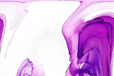 Alkol mürekkebi teknikli doğal akışkan resim. Yumuşak rüya renkleri şeffaf dalgalı çizgiler oluşturur.