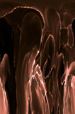 Alkol mürekkebi teknikli doğal akışkan resim. Yumuşak rüya renkleri şeffaf dalgalı çizgiler oluşturur.