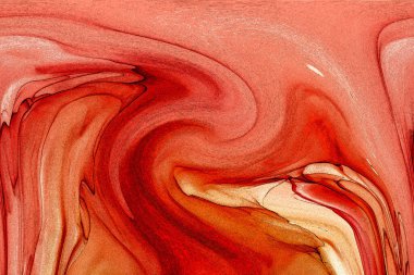 Alkol mürekkebi ve renkli soyut modern resim arka planıyla yapılmış yüksek kalite modern soyut resim..