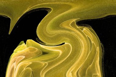 Alkol mürekkebinden yapılmış doğal akışkan sanat tablosu. Yumuşak, rüya gibi renkler. Aurora oluştur. Şeffaf dalgalı hatları ateşle.