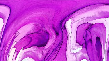 Alkol mürekkebi teknikli doğal akışkan resim. Yumuşak rüya renkleri şeffaf dalgalı çizgiler oluşturur.