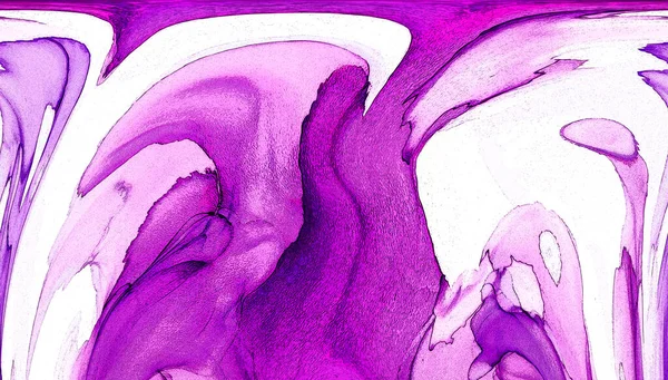 Alkol mürekkebi teknikli doğal akışkan resim. Yumuşak rüya renkleri şeffaf dalgalı çizgiler oluşturur.