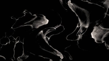 Yüksek kaliteli soyut Çin manzara resminin modern sanat arka planı alkol mürekkebiyle sunulmuştur..