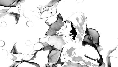 Yüksek kaliteli soyut Çin manzara resminin modern sanat arka planı alkol mürekkebiyle sunulmuştur..