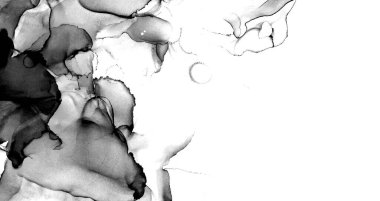 Yüksek kaliteli soyut Çin manzara resminin modern sanat arka planı alkol mürekkebiyle sunulmuştur..