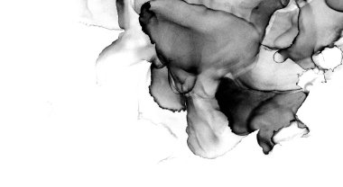 Yüksek kaliteli soyut Çin manzara resminin modern sanat arka planı alkol mürekkebiyle sunulmuştur..