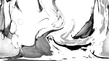 Yüksek kaliteli soyut Çin manzara resminin modern sanat arka planı alkol mürekkebiyle sunulmuştur..