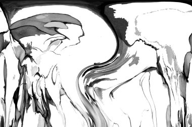 Yüksek kaliteli soyut Çin manzara resminin modern sanat arka planı alkol mürekkebiyle sunulmuştur..