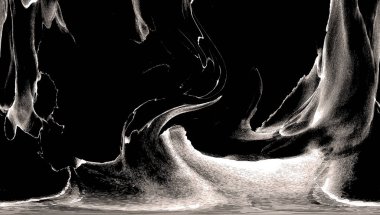 Yüksek kaliteli soyut Çin manzara resminin modern sanat arka planı alkol mürekkebiyle sunulmuştur..