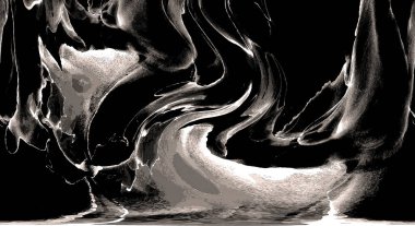 Yüksek kaliteli soyut Çin manzara resminin modern sanat arka planı alkol mürekkebiyle sunulmuştur..