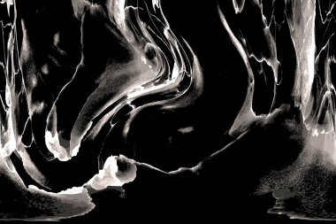 Yüksek kaliteli soyut Çin manzara resminin modern sanat arka planı alkol mürekkebiyle sunulmuştur..