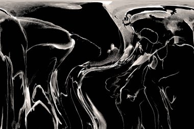 Yüksek kaliteli soyut Çin manzara resminin modern sanat arka planı alkol mürekkebiyle sunulmuştur..