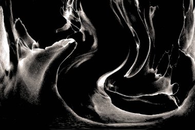 Yüksek kaliteli soyut Çin manzara resminin modern sanat arka planı alkol mürekkebiyle sunulmuştur..