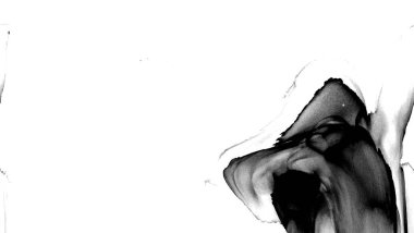 Yüksek kaliteli soyut Çin manzara resminin modern sanat arka planı alkol mürekkebiyle sunulmuştur..