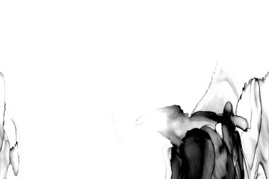 Yüksek kaliteli soyut Çin manzara resminin modern sanat arka planı alkol mürekkebiyle sunulmuştur..