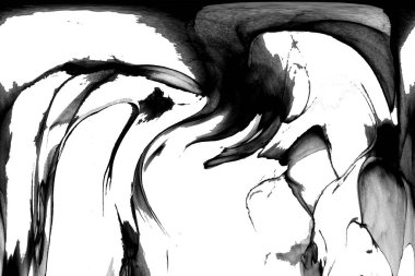 Yüksek kaliteli soyut Çin manzara resminin modern sanat arka planı alkol mürekkebiyle sunulmuştur..