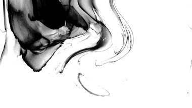 Yüksek kaliteli soyut Çin manzara resminin modern sanat arka planı alkol mürekkebiyle sunulmuştur..