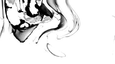 Yüksek kaliteli soyut Çin manzara resminin modern sanat arka planı alkol mürekkebiyle sunulmuştur..