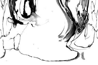 Yüksek kaliteli soyut Çin manzara resminin modern sanat arka planı alkol mürekkebiyle sunulmuştur..