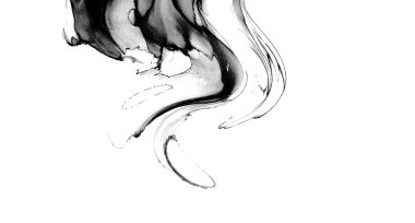 Yüksek kaliteli soyut Çin manzara resminin modern sanat arka planı alkol mürekkebiyle sunulmuştur..