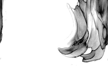 Yüksek kaliteli soyut Çin manzara resminin modern sanat arka planı alkol mürekkebiyle sunulmuştur..