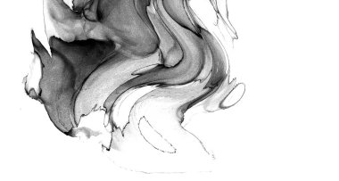 Yüksek kaliteli soyut Çin manzara resminin modern sanat arka planı alkol mürekkebiyle sunulmuştur..