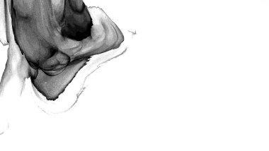 Yüksek kaliteli soyut Çin manzara resminin modern sanat arka planı alkol mürekkebiyle sunulmuştur..