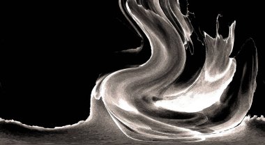 Yüksek kaliteli soyut Çin manzara resminin modern sanat arka planı alkol mürekkebiyle sunulmuştur..