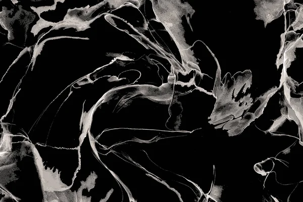 Yüksek kaliteli soyut Çin manzara resminin modern sanat arka planı alkol mürekkebiyle sunulmuştur..