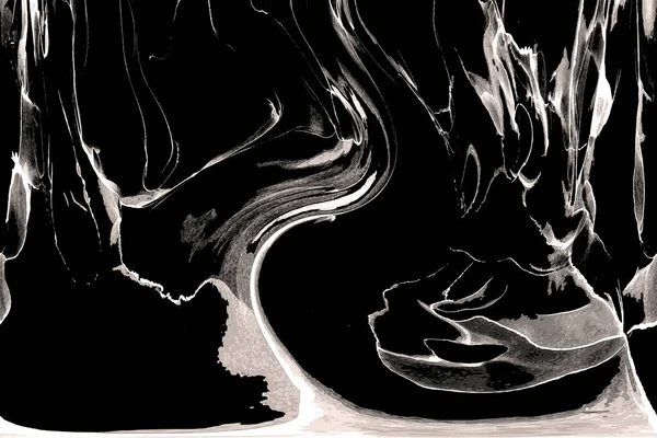 Yüksek kaliteli soyut Çin manzara resminin modern sanat arka planı alkol mürekkebiyle sunulmuştur..