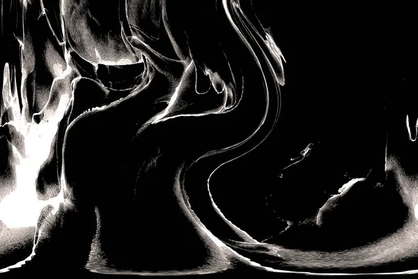 Yüksek kaliteli soyut Çin manzara resminin modern sanat arka planı alkol mürekkebiyle sunulmuştur..