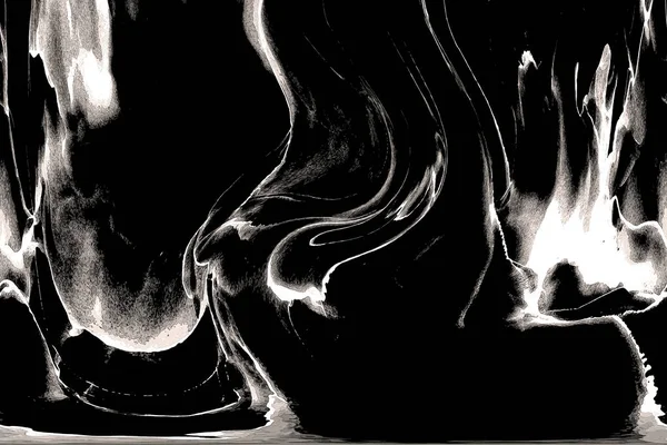 Yüksek kaliteli soyut Çin manzara resminin modern sanat arka planı alkol mürekkebiyle sunulmuştur..