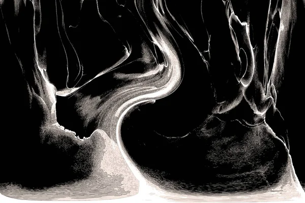 Yüksek kaliteli soyut Çin manzara resminin modern sanat arka planı alkol mürekkebiyle sunulmuştur..