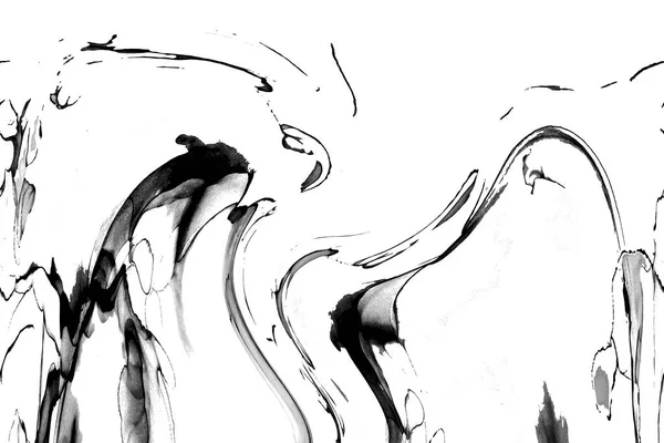 Yüksek kaliteli soyut Çin manzara resminin modern sanat arka planı alkol mürekkebiyle sunulmuştur..