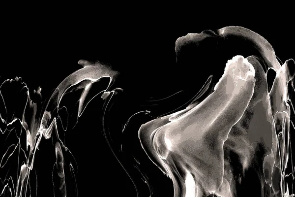 Yüksek kaliteli soyut Çin manzara resminin modern sanat arka planı alkol mürekkebiyle sunulmuştur..