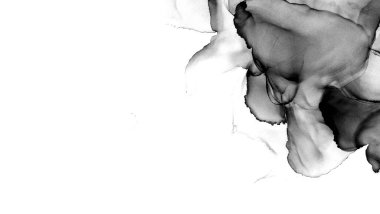 Yüksek kaliteli soyut Çin manzara resminin modern sanat arka planı alkol mürekkebiyle sunulmuştur..