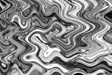 Alkol mürekkebi tekniğindeki doğal akışkan resim. Yumuşak rüya renkleri şeffaf dalgalı çizgiler oluşturur.