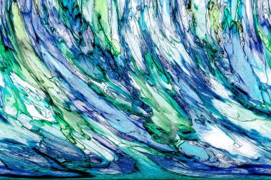 Alkol mürekkebi ve renkli soyut modern resim arka planıyla yapılmış yüksek kalite modern soyut resim..