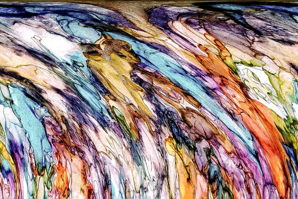 Alkol mürekkebi ve renkli soyut modern resim arka planıyla yapılmış yüksek kalite modern soyut resim..