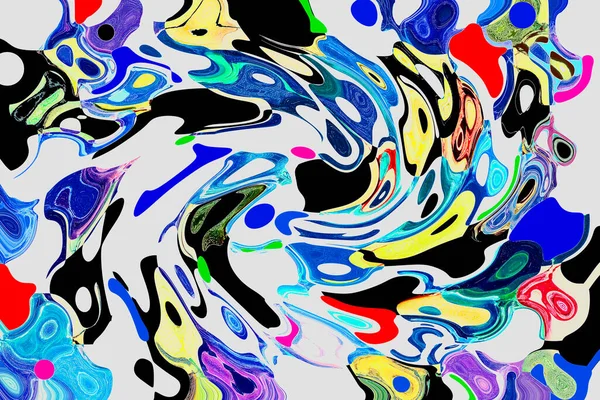 Alkol mürekkebi ve renkli soyut modern resim arka planıyla yapılmış yüksek kalite modern soyut resim..