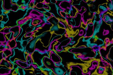 Soyut ışık. Bokeh arkaplan, vektör çizimi. Mistik mor. Büyülü renkler. Neşe.