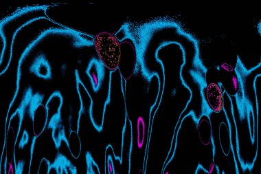 Soyut ışık. Bokeh arkaplan, vektör çizimi. Mistik mor. Büyülü renkler. Neşe.