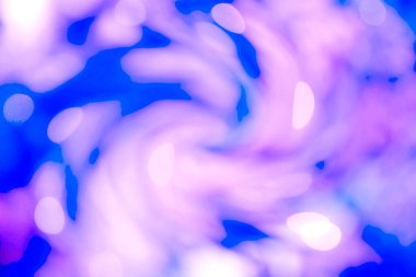 Soyut ışık. Bokeh arkaplan, vektör çizimi. Mistik mor. Büyülü renkler. Neşe.