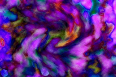 Soyut ışık. Bokeh arkaplan, vektör çizimi. Mistik mor. Büyülü renkler. Neşe.