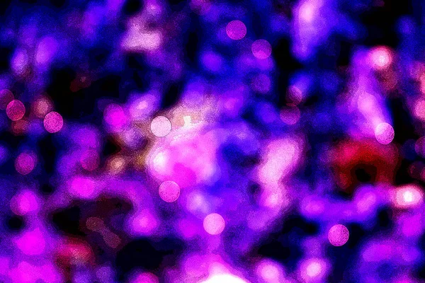 Lumière Abstraite Fond Bokeh Illustration Vectorielle Violet Mystique Des Couleurs — Photo