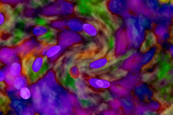 Абстрактный Свет Боке Фон Векторная Иллюстрация Мистик Фиолетовый Волшебные Цвета — стоковое фото