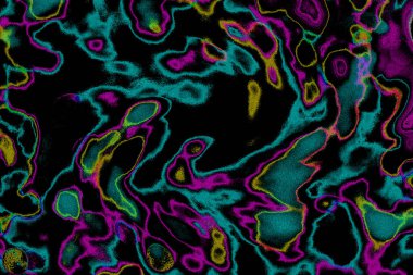 Soyut ışık. Bokeh arkaplan, vektör çizimi. Mistik mor. Büyülü renkler. Neşe.